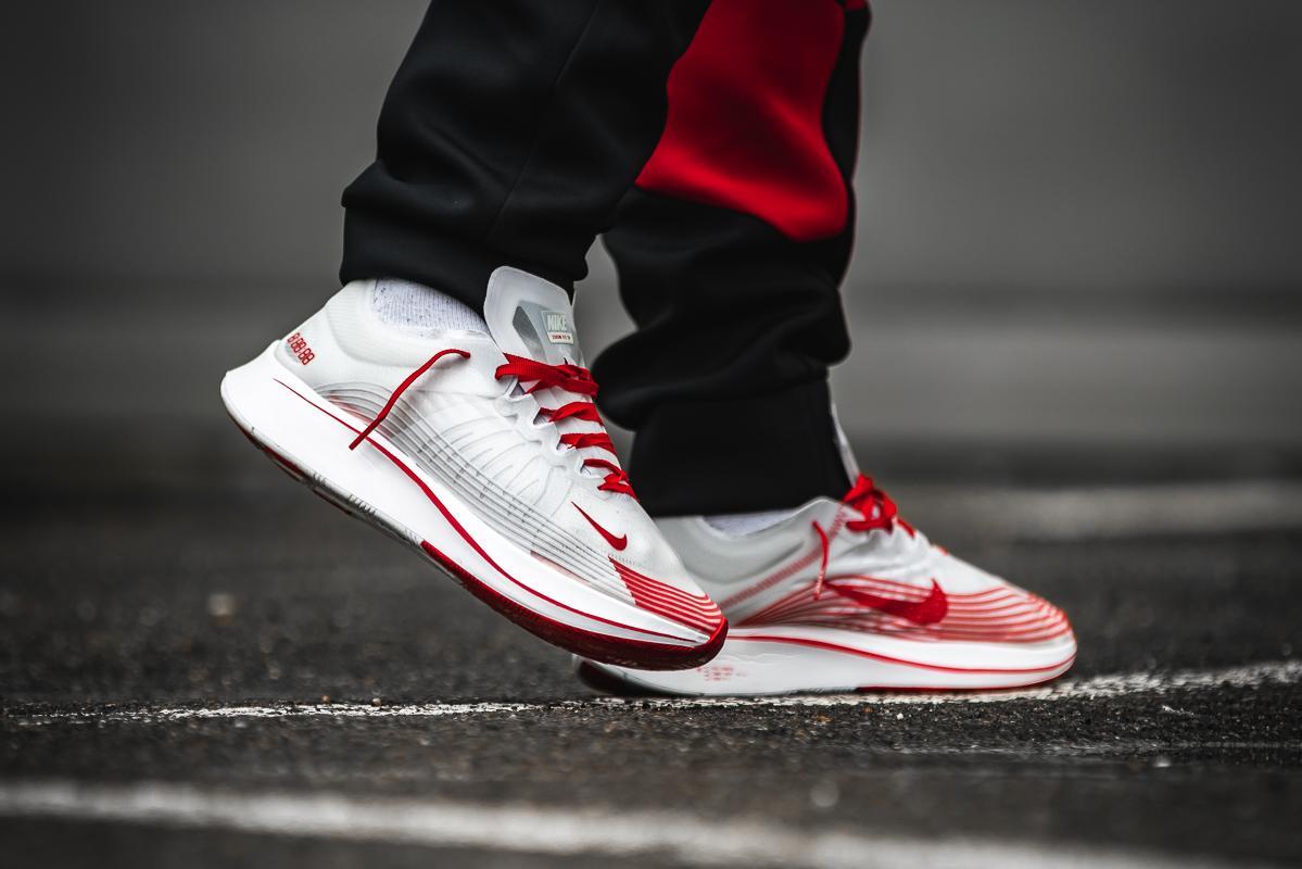 Nike Zoom Fly ホワイト/レッド Nike Zoom Fly Sp 